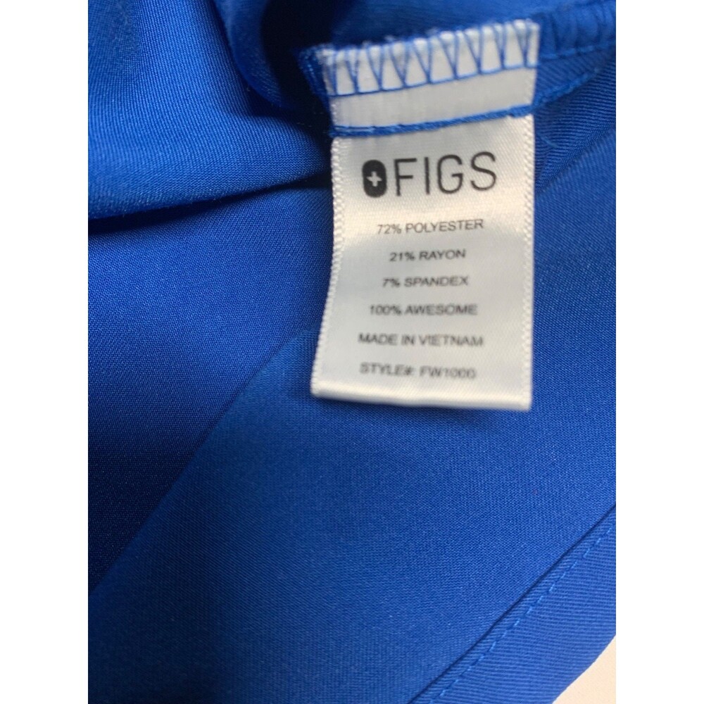 Figs Catarina Scrub Top Womens M Blue 1 Pocket FW1000 - Picture 5 of 7